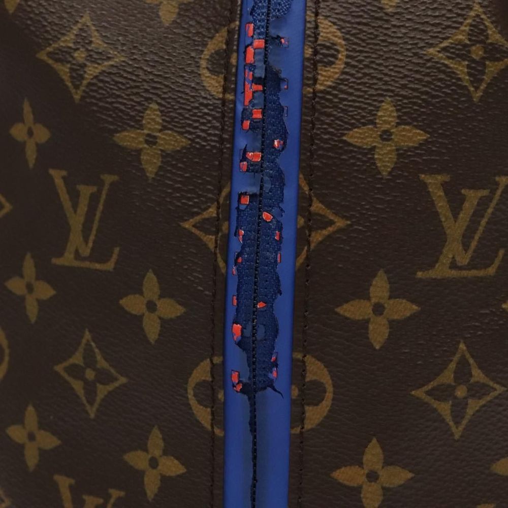 Used Louis Vuitton Monogram Split Cabas Tote Bag - image 5